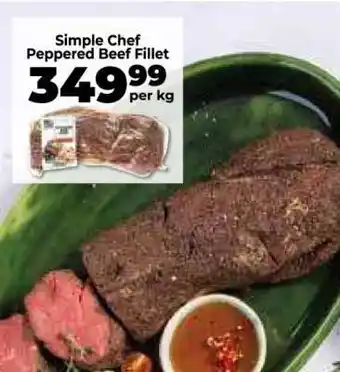 Food Lover's Market Simple Chef Peppered Beef Fillet offer
