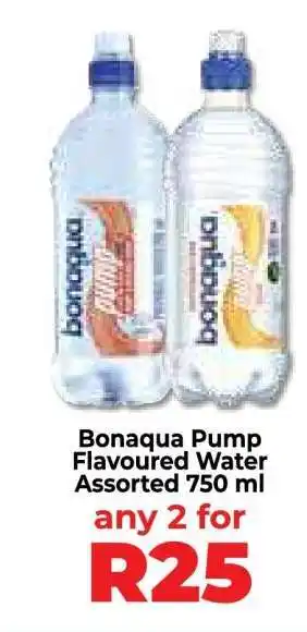 Food Lover's Market Bonaqua Pump Flavoured Water Assorted 750 ml offer