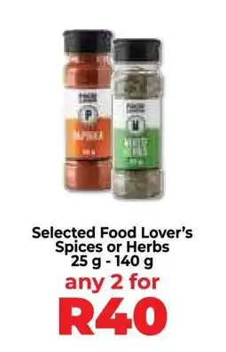 Food Lover's Market Selected Food Lover’s Spices or Herbs offer