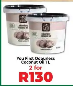 Food Lover's Market You First Odourless Coconut Oil 1 L offer