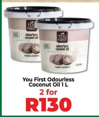 Food Lover's Market You First Odourless Coconut Oil 1 L offer