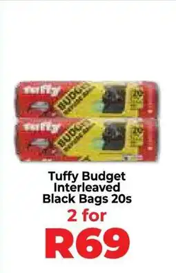 Food Lover's Market Tuffy Budget Interleaved Black Bags 20s offer