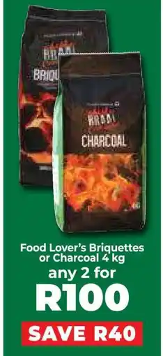Food Lover's Market Food Lover’s Briquettes or Charcoal 4 kg offer