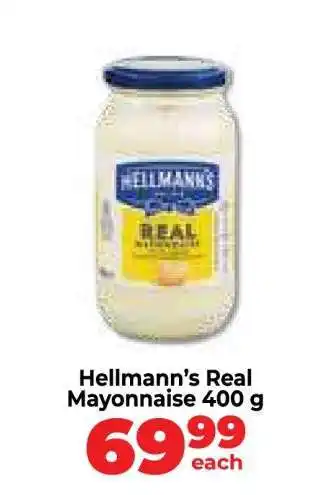 Food Lover's Market Hellmann’s Real Mayonnaise 400 g offer