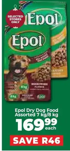 Food Lover's Market Epol Dry Dog Food Assorted 7 kg/8 kg offer