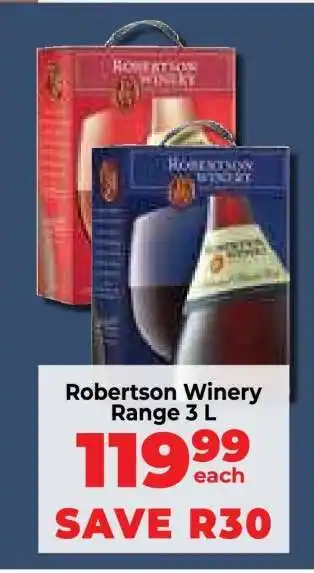 Food Lover's Market Robertson Winery Range 3 L offer