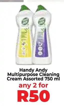 Food Lover's Market Handy Andy Multipurpose Cleaning Cream Assorted 750 ml offer
