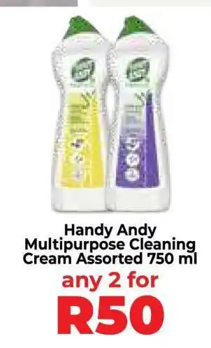 Food Lover's Market Handy Andy Multipurpose Cleaning Cream Assorted 750 ml offer