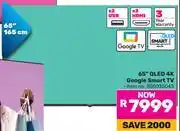 Game Skyworth 65 (165cm) QLED 4K Google Smart TV 850035043 offer