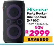 Game Hisense Party Rocker One Speaker HP100 offer