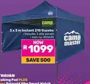 Game Campmaster 3 x 3m Instant 210 Gazebo offer