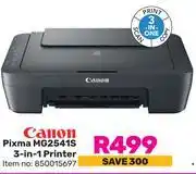 Game Canon Pixma MG2541S 3 In 1 Printer offer