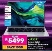 Game Acer Aspire Intel Celeron Processor offer