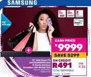 Game Samsung 70 UHD Smart TV UA70U8000FKXXA Plus B-Series Wireless Soundbar HW-B400F/XA offer