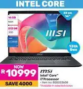 Game MSI Intel Core i7 Processor offer