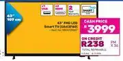 Game Samsung 43 (109cm) FHD LED Smart TV UA43F60 offer