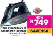 Game Genesis Mega Steam 2600W Steam Iron 80GMSI offer