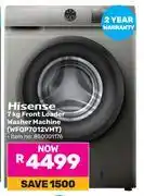 Game Hisense 7Kg Front Loader Washing Machine WFQP7012VMT offer