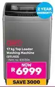 Game Defy 17Kg Top Loader Washing Machine DTL153 offer