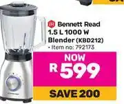 Game Bennett Read 1.5L 1000W Blender KBD212 offer