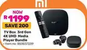 Game MI TV Box 3rd Gen 4K UHD Media Player Bundle 850037239 offer