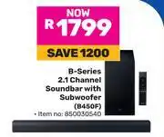Game Samsung B-Series 2.1 Channel Soundbar With Subwoofer B450F offer