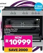 Game Defy 5 Burner New York Series Gas Cooker DGS902 offer