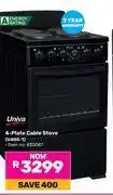 Game Univa 4 Plate Cable Stove U405-1 offer