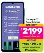 Game Samsung Galaxy A07 Smartphone-Each offer