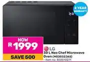 Game LG 30L Neo Chef Microwave Oven MS3032JAS offer
