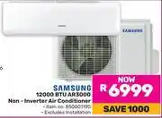 Game Samsung 12000 BTU AR3000 Non Inverter Air Conditioner offer