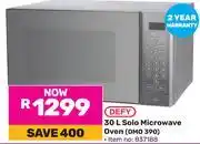 Game Defy 30L Solo Microwave Oven DMO 390 offer