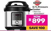 Game Genesis 5.7L Pressure Cooker offer