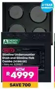 Game Defy Slimline Undercounter Oven & Slimline Hob Combo DCB522E offer