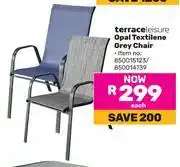 Game Terrace Leisure Opal Textilene Grey Chair-Each offer