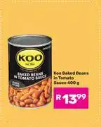 Game Koo Baked Beans In Tomato Sauce-400g offer
