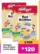 Game Kellogg's Rice Krispies (Vanilla)-For 2 x 500g offer