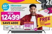 Game Hisense 65" Premium UHD Smart TV 65A6G offer