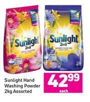 Game Sunlight Hand Washing Powder Assorted-2Kg Each offer