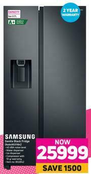 Game Samsung Gentle Black Fridge RS64R5311B4 offer