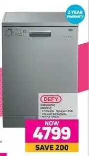 Game Defy Dishwasher DDW232 offer