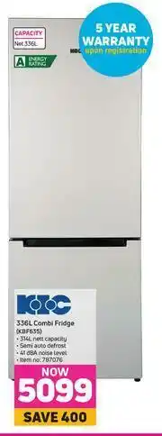 Game KIC 336L Combi Fridge KBF635 offer