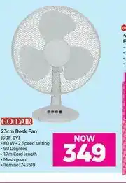 Game Goldair 23cm Desk Fan GDF-9Y offer