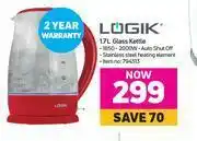 Game Logik 1.7L Glass Kettle offer