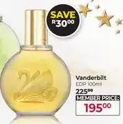Dis-Chem Vanderbilt EDP-100ml offer
