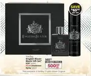 Dis-Chem Yardley Enlish Blazer Black Gift Set EDP 100ml Plus Deodorant Spray 125ml-Per Set offer