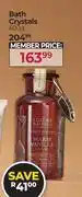 Dis-Chem The Luxury Bathing Warm Vanilla Bath Crystals-600g offer