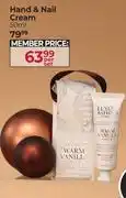 Dis-Chem The Luxury Bathing Warm Vanilla Hand & Nail Cream-50ml-Per Set offer