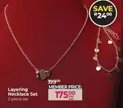 Dis-Chem Layering Necklace Set (2 Piece Set)-Per Set offer