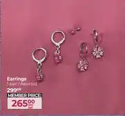 Dis-Chem Earrings 1 Pair Assorted-Per Set offer